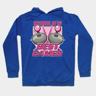 World's Best Gamer logo Hoodie